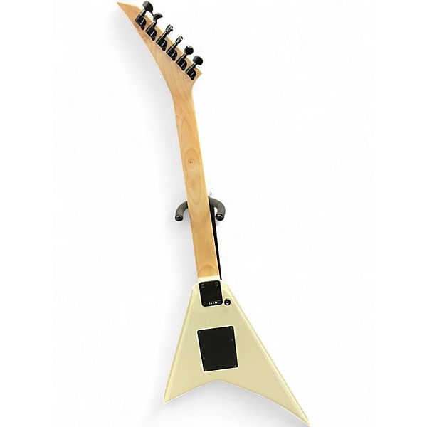Used Jackson JS32 Randy Rhoads Flying V Antique White Solid Body Electric Guitar