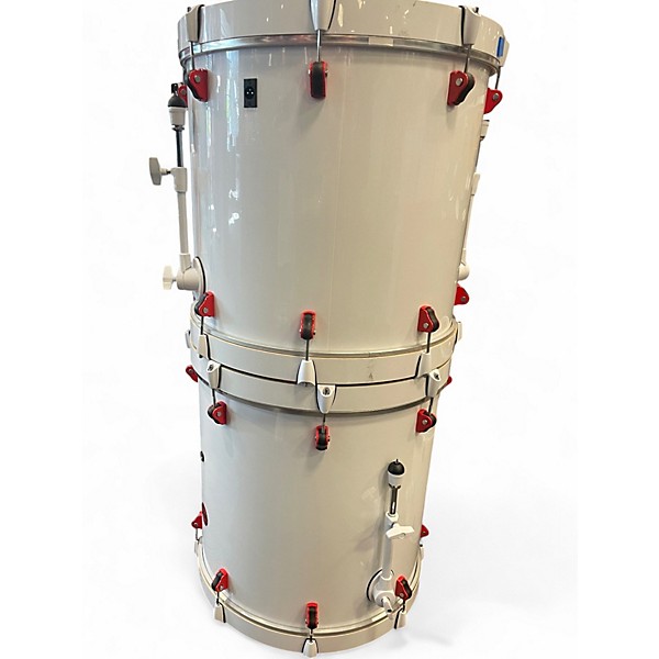 Used ddrum 6 Piece Hybrid White Drum Kit