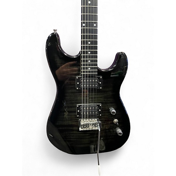 Used Pyle STRAT BLACK Solid Body Electric Guitar