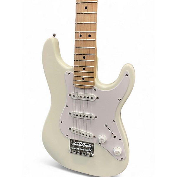 Used Squier Mini Affinity Stratocaster White Electric Guitar