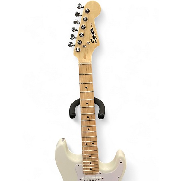 Used Squier Mini Affinity Stratocaster White Electric Guitar