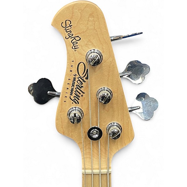 Used Sterling by Music Man SUB Ray4 LH Satin Sunburst Electric Bass Guitar