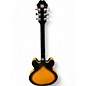Used Epiphone Dot Left Handed Vintage Sunburst Hollow Body Electric Guitar