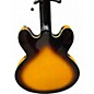 Used Epiphone Dot Left Handed Vintage Sunburst Hollow Body Electric Guitar
