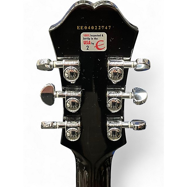 Used Epiphone Dot Left Handed Vintage Sunburst Hollow Body Electric Guitar