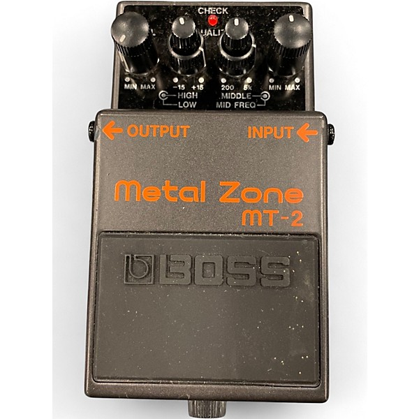 Used BOSS MT2 Metal Zone Distortion Effect Pedal