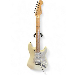 Used Fender Standard Stratocaster Olympic Pearl Solid Body Electric Guitar