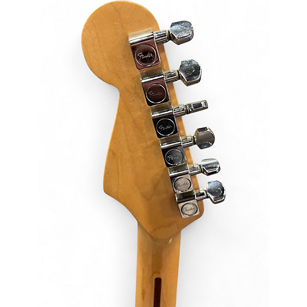Used Fender Standard Stratocaster Olympic Pearl Solid Body Electric Guitar