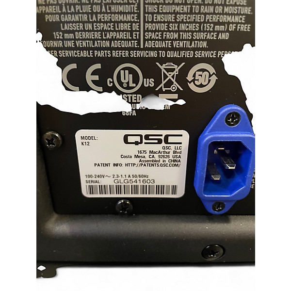 Used QSC K12 Powered Speaker