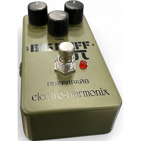 Used Electro-Harmonix Green Russian Big Muff Pi Fuzz Effect Pedal