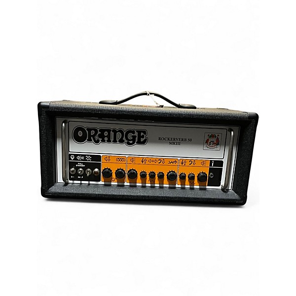 Used Orange Amplifiers Rockerverb 50H MKIII Black Tube Guitar Amp Head
