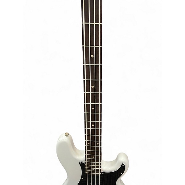 Used Squier Precision Bass Alpine White Electric Bass Guitar