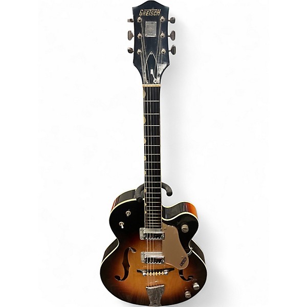 Vintage 1965 Gretsch Guitars 6117 DOUBLE ANNIVERSARY 3 Color Sunburst Hollow Body Electric Guitar