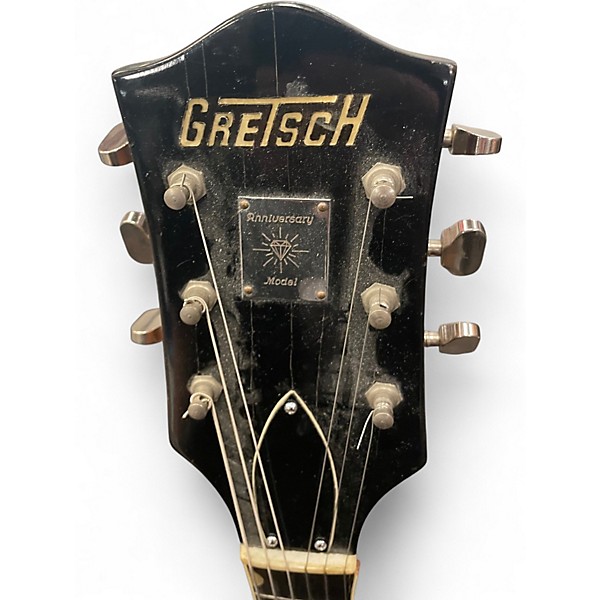 Vintage 1965 Gretsch Guitars 6117 DOUBLE ANNIVERSARY 3 Color Sunburst Hollow Body Electric Guitar