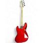 Used Squier Affinity Jazz Bass Candy Apple Red Metallic Electric Bass Guitar