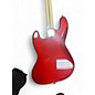 Used Squier Affinity Jazz Bass Candy Apple Red Metallic Electric Bass Guitar