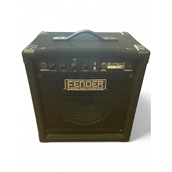 Used Fender Rumble 15 15W 1X8 Bass Combo Amp