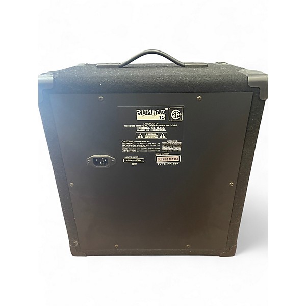 Used Fender Rumble 15 15W 1X8 Bass Combo Amp