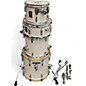 Used SONOR 4 Piece AQ2 Marine Pearl White Drum Kit thumbnail
