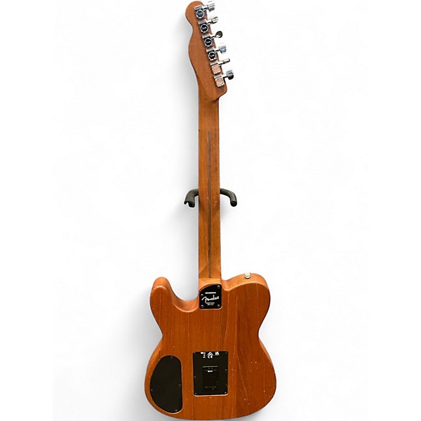 Used Fender Acoustasonic Player Telecaster Shadow Burst Acoustic Electric Guitar