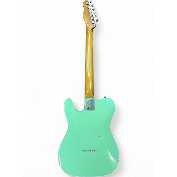 Used COLEMAN t style Seafoam Green Solid Body Electric Guitar