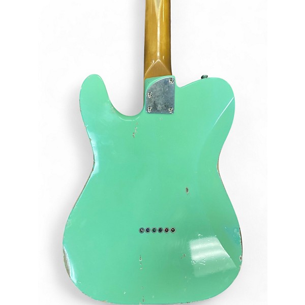 Used COLEMAN t style Seafoam Green Solid Body Electric Guitar