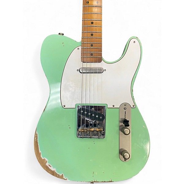 Used COLEMAN t style Seafoam Green Solid Body Electric Guitar