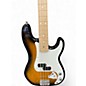 Used Squier SONIC PRECISION BASS SUNBURST Electric Bass Guitar