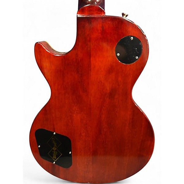 Used Epiphone inspiried by gibson custom les paul 2 Tone Sunburst Solid Body Electric Guitar