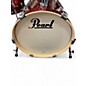 Used Pearl 4 Piece MIDTOWN RED Drum Kit