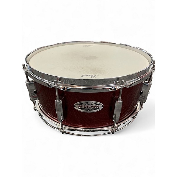 Used Pearl 4 Piece MIDTOWN RED Drum Kit