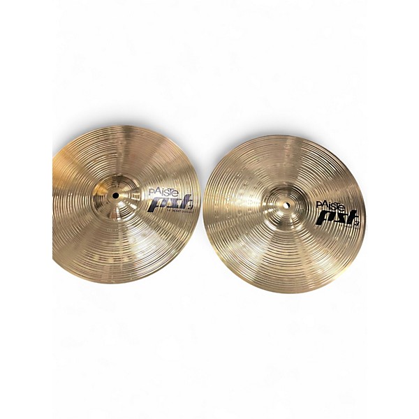 Used Paiste 14in PST3 Hi Hat Pair Cymbal