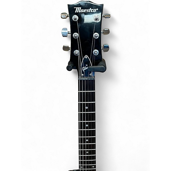 Used Maestro LES PAUL JR Blue Burst Solid Body Electric Guitar