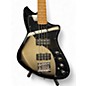 Used Fender Player Plus Meteora Bass Black and Silver Electric Bass Guitar
