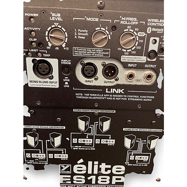 Used Yorkville ES18P Powered Subwoofer