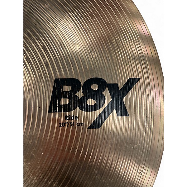 Used SABIAN 20in B8X RIDE Cymbal