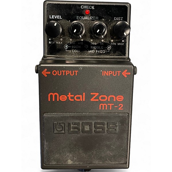 Used BOSS MT2 Metal Zone Distortion Effect Pedal