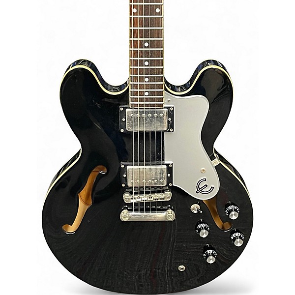 Used Epiphone Dot Royale Ebony Hollow Body Electric Guitar