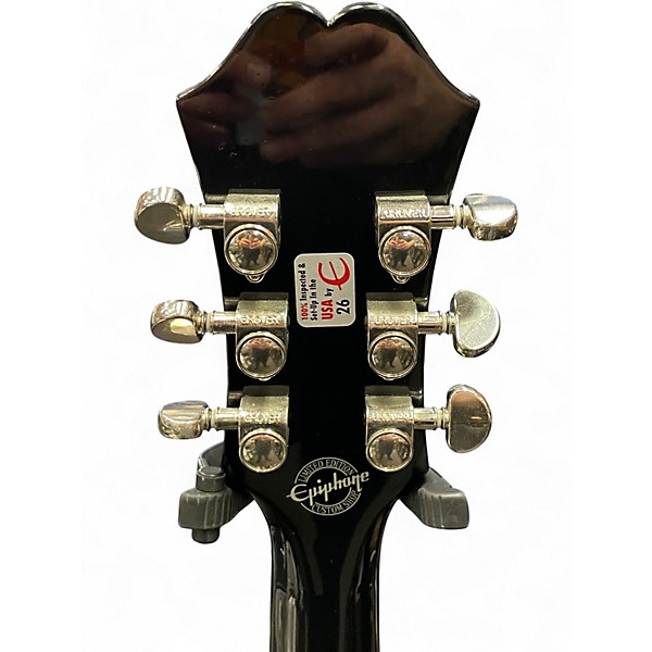 Used Epiphone Dot Royale Ebony Hollow Body Electric Guitar