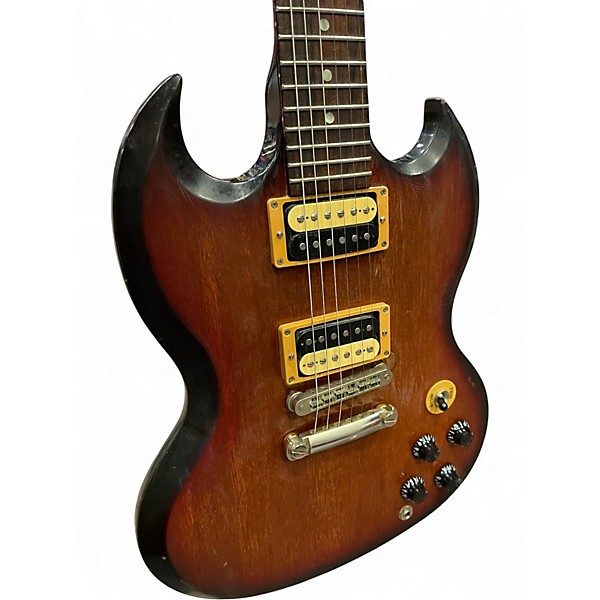 Used 2015 Gibson Les Paul 100 SG Natural Sunburst Solid Body Electric Guitar