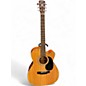 Used Bristol BM-16CE Natural Acoustic Electric Guitar thumbnail