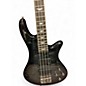 Used Schecter Guitar Research Stiletto Extreme 4 String Trans Black Electric Bass Guitar