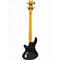 Used Schecter Guitar Research Stiletto Extreme 4 String Trans Black Electric Bass Guitar