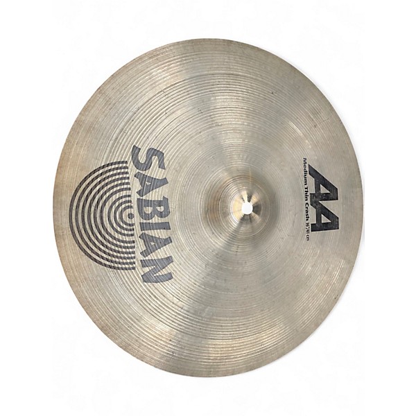 Used SABIAN 16in AA Medium Thin Crash Cymbal