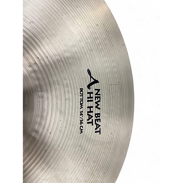 Used Zildjian 14in New Beat Hi Hat Pair Cymbal