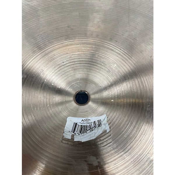 Used Zildjian 14in A Series Thin Crash Cymbal