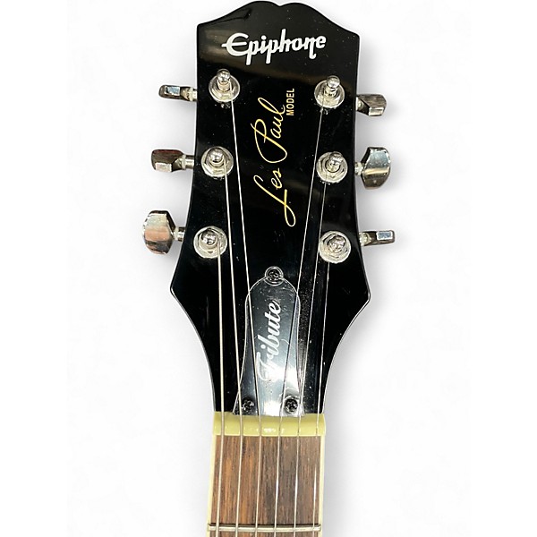 Used 2025 Epiphone Les Paul Tribute Vintage Sunburst Solid Body Electric Guitar