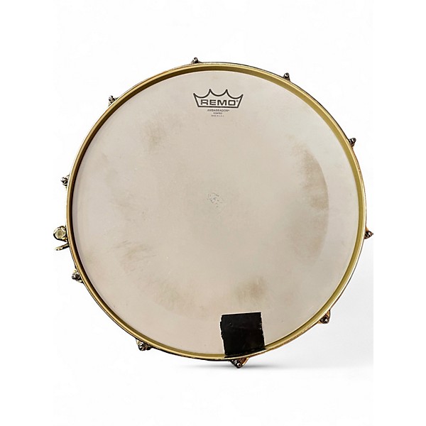 Used Ludwig 14X6.5 Black Beauty Snare Brass on Brass Drum