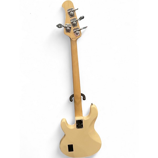 Used Sterling by Music Man Sub 4 Cream Electric Bass Guitar