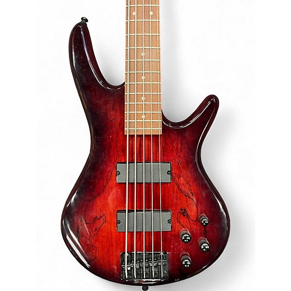 Used 2019 Ibanez GSR205SM Charcoal Brown Burst Electric Bass Guitar